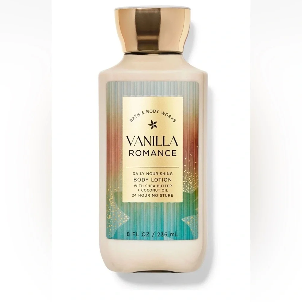 Bath & Body Works VANILLA ROMANCE Body Lotion 8 oz 24hr Moisture